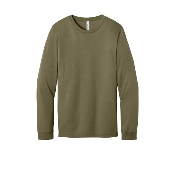 BELLA+CANVAS Unisex Heather CVC Long Sleeve Tee... from ASI 84863 SanMar