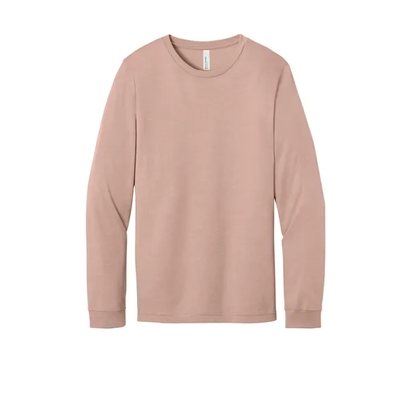 BELLA+CANVAS Unisex Heather CVC Long Sleeve Tee... from ASI 84863 SanMar