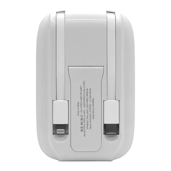 10,000mAh. 5 Watts. MagSafe-enabled. Combination wireless charger + power bank +... from ASI 62124 iClick, Inc.