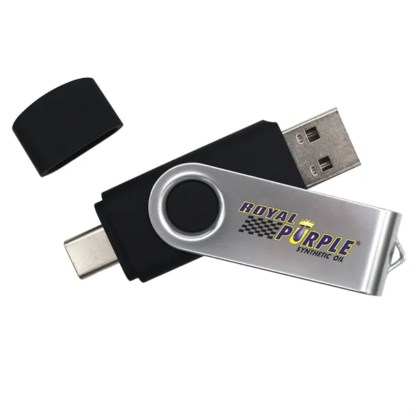 Classic swivel USB.  2.0 speed. Type A & C... from ASI 62124 iClick, Inc.