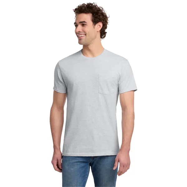 JERZEES - Dri-Power Active 50/50 Cotton/Poly Pocket T-Shirt.... from ASI 84863 SanMar
