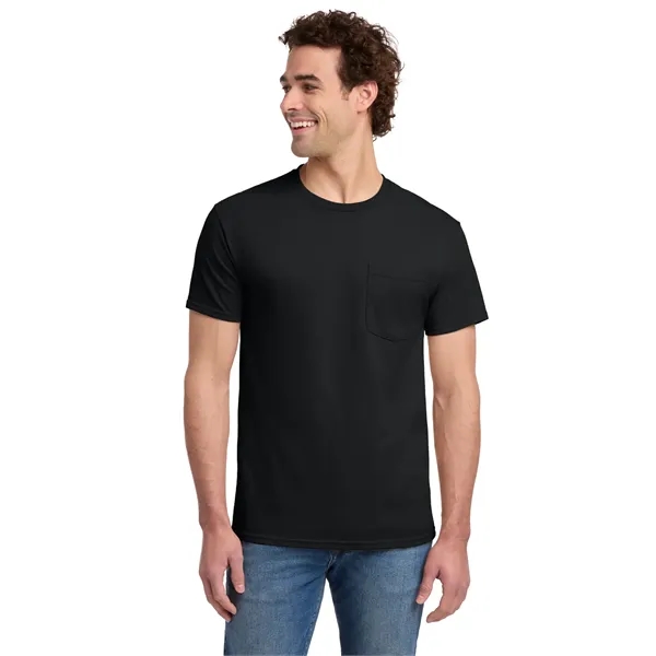 JERZEES - Dri-Power Active 50/50 Cotton/Poly Pocket T-Shirt.... from ASI 84863 SanMar