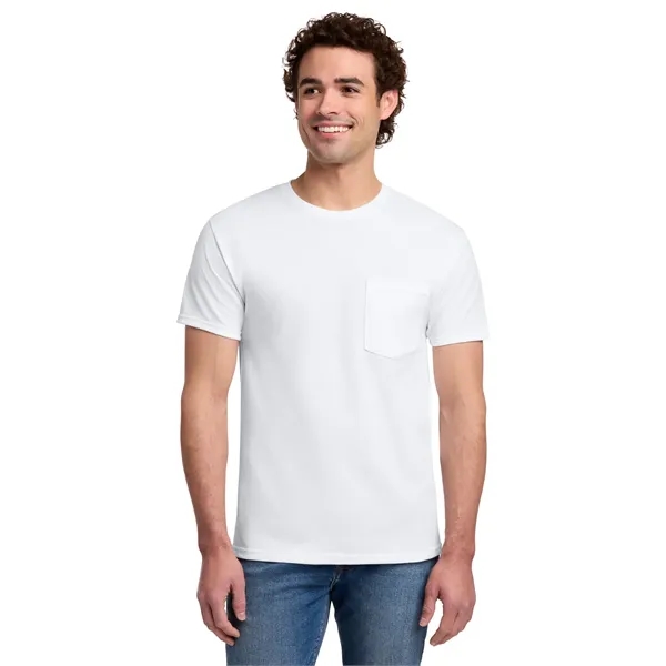 JERZEES - Dri-Power Active 50/50 Cotton/Poly Pocket T-Shirt.... from ASI 84863 SanMar