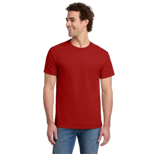 JERZEES - Dri-Power Active 50/50 Cotton/Poly Pocket T-Shirt.... from ASI 84863 SanMar