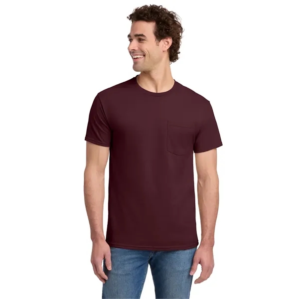 JERZEES - Dri-Power Active 50/50 Cotton/Poly Pocket T-Shirt.... from ASI 84863 SanMar