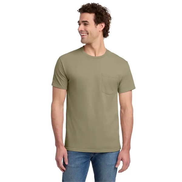 JERZEES - Dri-Power Active 50/50 Cotton/Poly Pocket T-Shirt.... from ASI 84863 SanMar