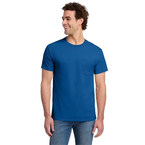 JERZEES - Dri-Power Active 50/50 Cotton/Poly Pocket T-Shirt.... from ASI 84863 SanMar
