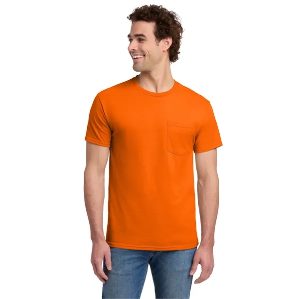 JERZEES - Dri-Power Active 50/50 Cotton/Poly Pocket T-Shirt.... from ASI 84863 SanMar