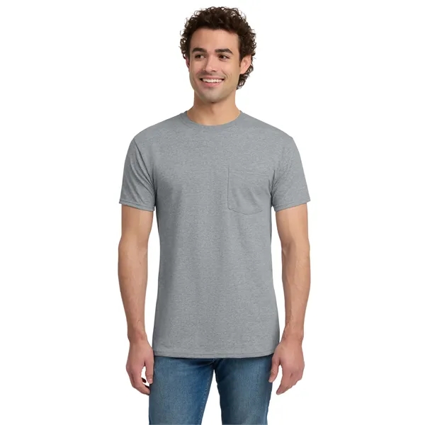 JERZEES - Dri-Power Active 50/50 Cotton/Poly Pocket T-Shirt.... from ASI 84863 SanMar