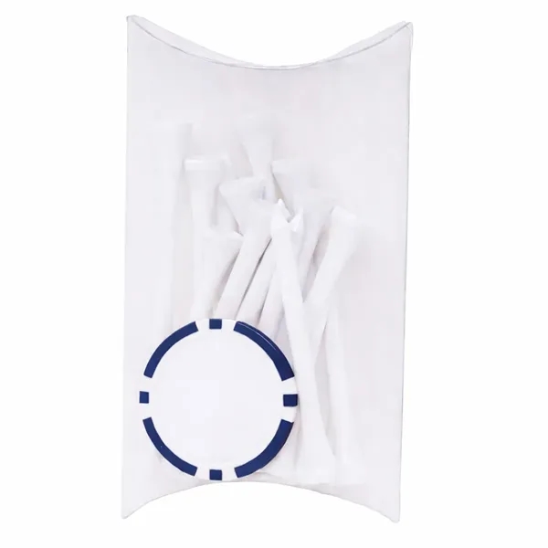 Pillow pack with 15 tees and a poker chip ball marker.... from ASI 38120 Ball Pro / Diversified Quality Kitchenware