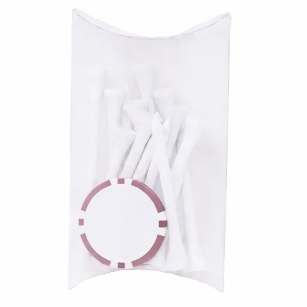 Pillow pack with 15 tees and a poker chip ball marker.... from ASI 38120 Ball Pro / Diversified Quality Kitchenware