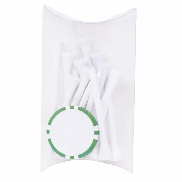 Pillow pack with 15 tees and a poker chip ball marker.... from ASI 38120 Ball Pro / Diversified Quality Kitchenware