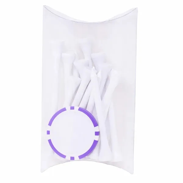 Pillow pack with 15 tees and a poker chip ball marker.... from ASI 38120 Ball Pro / Diversified Quality Kitchenware