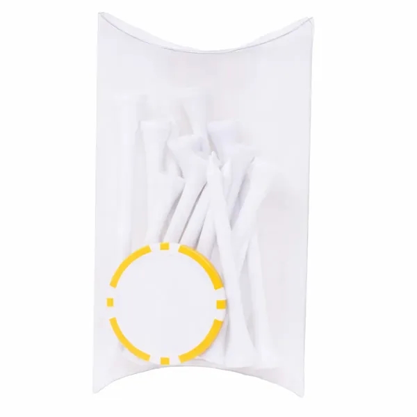 Pillow pack with 15 tees and a poker chip ball marker.... from ASI 38120 Ball Pro / Diversified Quality Kitchenware