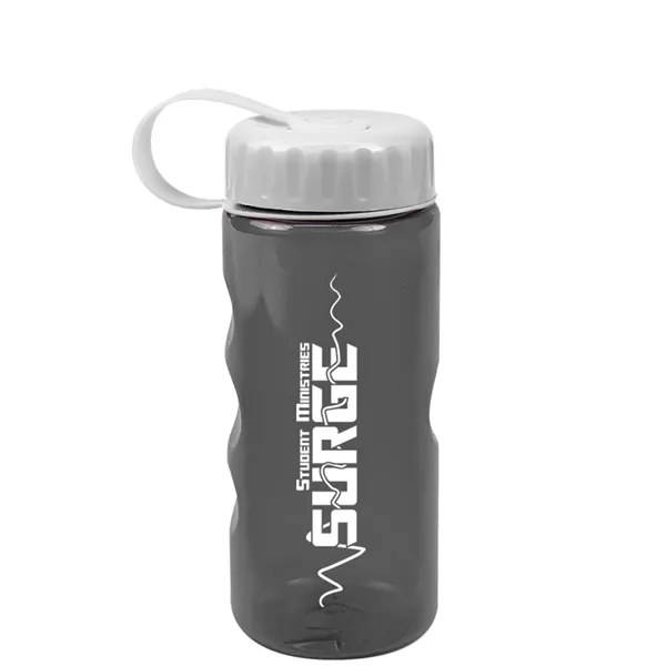 Mini mountain bottle, 22 oz., with tethered lid.... from ASI 40480 Koozie Group