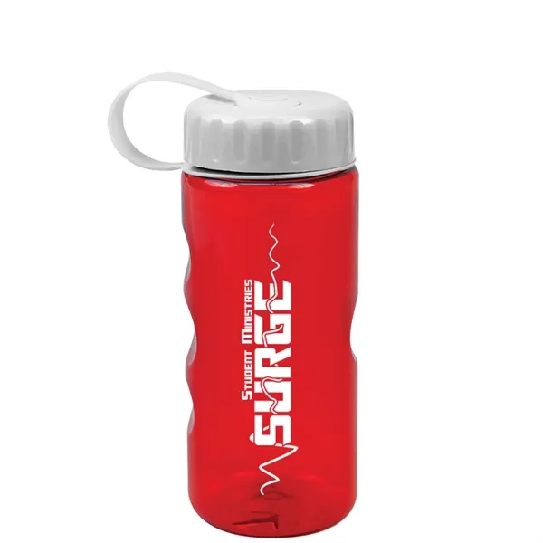 Mini mountain bottle, 22 oz., with tethered lid.... from ASI 40480 Koozie Group