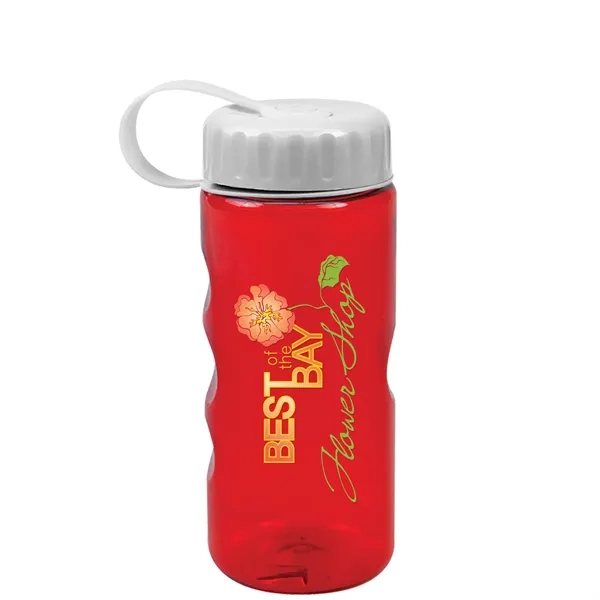 Mini mountain bottle, 22 oz., with tethered lid.... from ASI 40480 Koozie Group