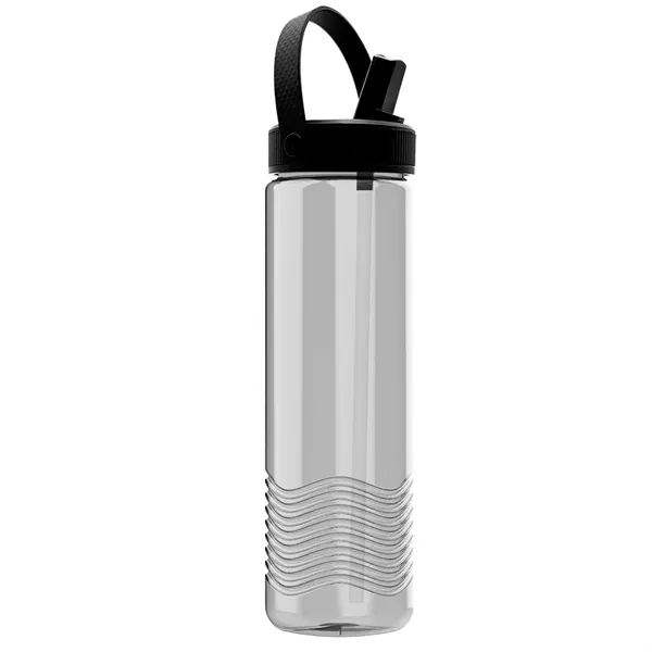 24 oz The Wave-Tritan Bottle with Flip Straw Swivel Handle Lid... from ASI 40480 Koozie Group
