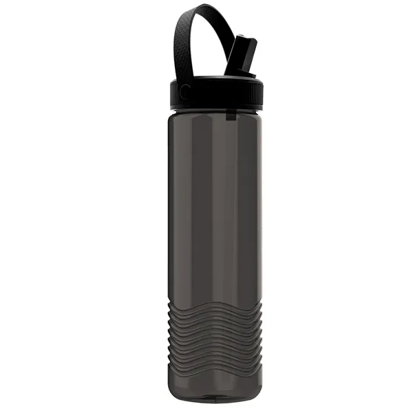 24 oz The Wave-Tritan Bottle with Flip Straw Swivel Handle Lid... from ASI 40480 Koozie Group