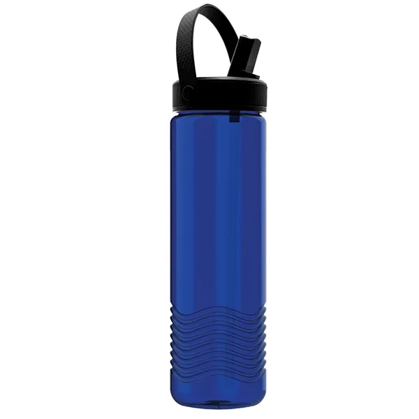 24 oz The Wave-Tritan Bottle with Flip Straw Swivel Handle Lid... from ASI 40480 Koozie Group