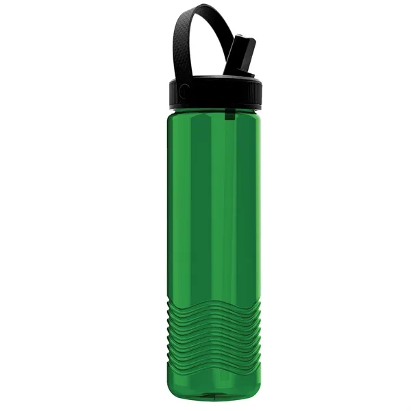 24 oz The Wave-Tritan Bottle with Flip Straw Swivel Handle Lid... from ASI 40480 Koozie Group