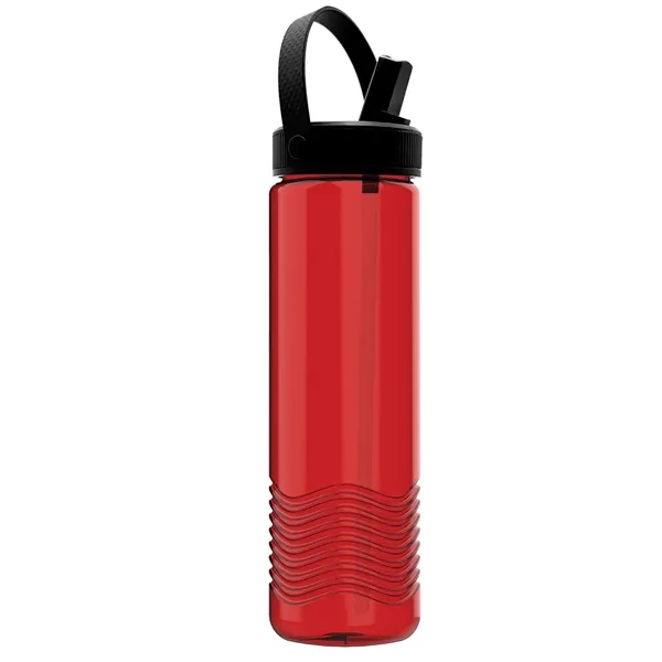 24 oz The Wave-Tritan Bottle with Flip Straw Swivel Handle Lid... from ASI 40480 Koozie Group