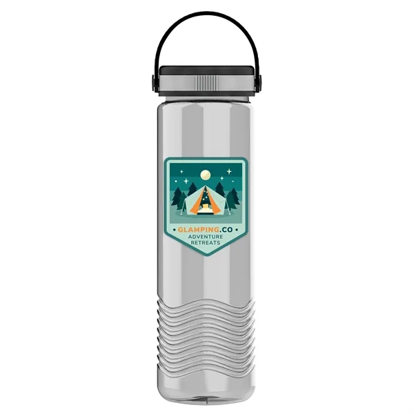 24 oz. Slim Cylinder Wave Designed Bottle with EZ Grip Lid.... from ASI 40480 Koozie Group