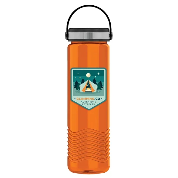 24 oz. Slim Cylinder Wave Designed Bottle with EZ Grip Lid.... from ASI 40480 Koozie Group