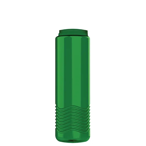 24 oz. Slim Cylinder Wave Designed Bottle with EZ Grip Lid.... from ASI 40480 Koozie Group
