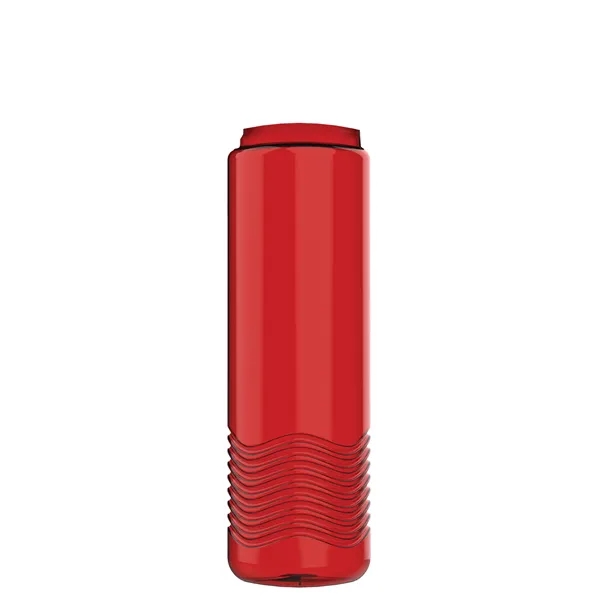 24 oz. Slim Cylinder Wave Designed Bottle with EZ Grip Lid.... from ASI 40480 Koozie Group