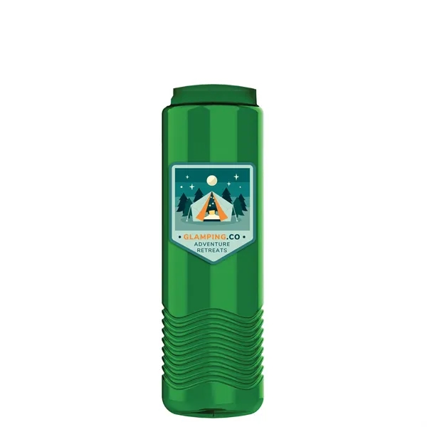 24 oz. Slim Cylinder Wave Designed Bottle with EZ Grip Lid.... from ASI 40480 Koozie Group