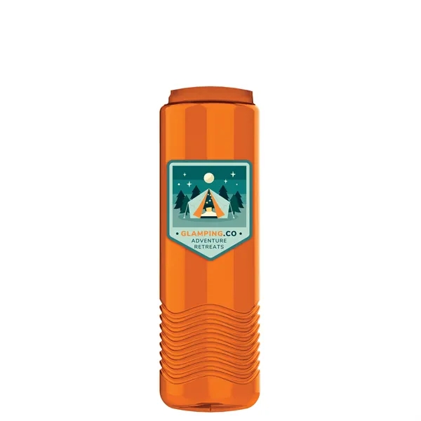 24 oz. Slim Cylinder Wave Designed Bottle with EZ Grip Lid.... from ASI 40480 Koozie Group