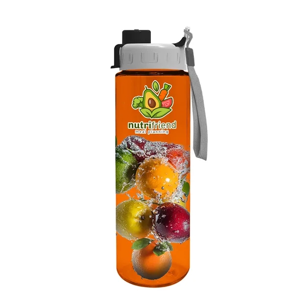 Freedom Bottle - 28 oz.Transparent Tritan™ Bottle with Quick Snap Lid... from ASI 40480 Koozie Group