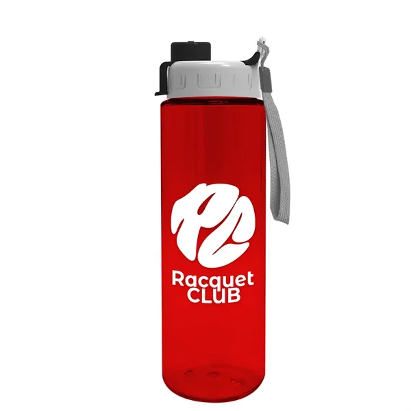 Freedom Bottle - 28 oz.Transparent Tritan™ Bottle with Quick Snap Lid... from ASI 40480 Koozie Group
