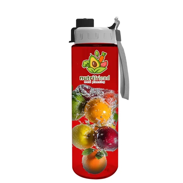 Freedom Bottle - 28 oz.Transparent Tritan™ Bottle with Quick Snap Lid... from ASI 40480 Koozie Group