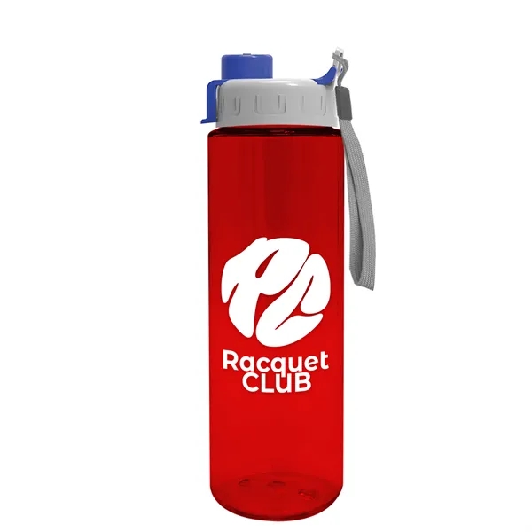 Freedom Bottle - 28 oz.Transparent Tritan™ Bottle with Quick Snap Lid... from ASI 40480 Koozie Group