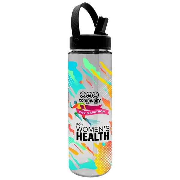 28 oz. Tritan™ Bottle with Flip Straw Swivel Handle Lid... from ASI 40480 Koozie Group