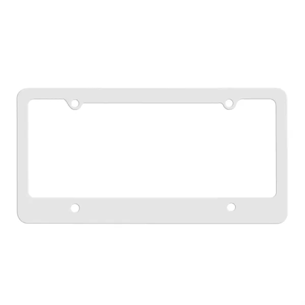 Classic license plate frame with holes and retaining clips.... from ASI 40480 Koozie Group