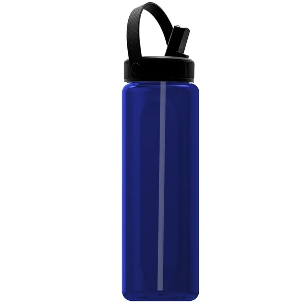 Garyline® Boss Embossed RPET Bottle with Flip-Straw, Swiv...... from ASI 40480 Koozie Group