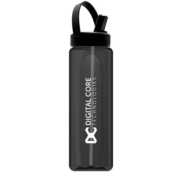 Garyline® Boss Embossed RPET Bottle with Flip-Straw, Swiv...... from ASI 40480 Koozie Group