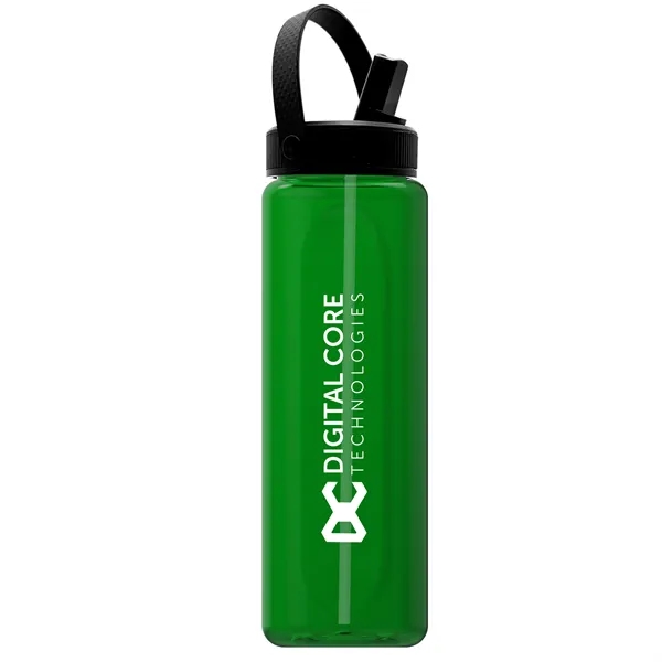 Garyline® Boss Embossed RPET Bottle with Flip-Straw, Swiv...... from ASI 40480 Koozie Group