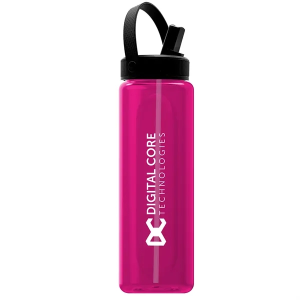 Garyline® Boss Embossed RPET Bottle with Flip-Straw, Swiv...... from ASI 40480 Koozie Group