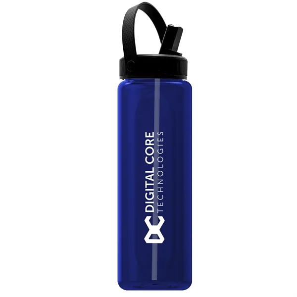 Garyline® Boss Embossed RPET Bottle with Flip-Straw, Swiv...... from ASI 40480 Koozie Group