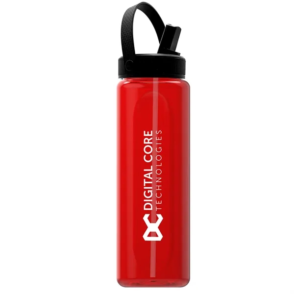 Garyline® Boss Embossed RPET Bottle with Flip-Straw, Swiv...... from ASI 40480 Koozie Group