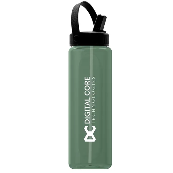 Garyline® Boss Embossed RPET Bottle with Flip-Straw, Swiv...... from ASI 40480 Koozie Group
