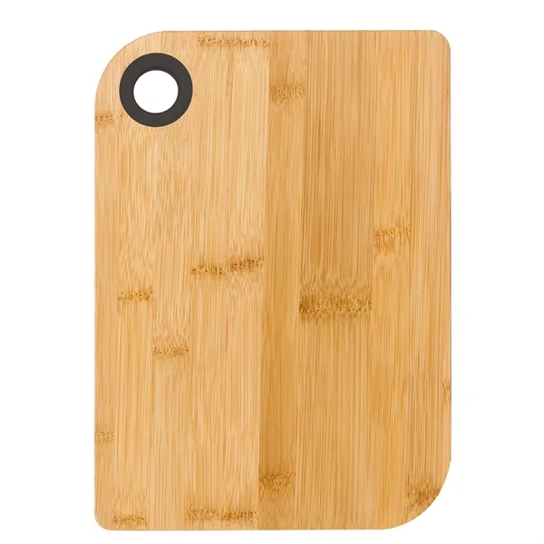 Bamboo Cutting Board with Silicone Ring... from ASI 40480 Koozie Group