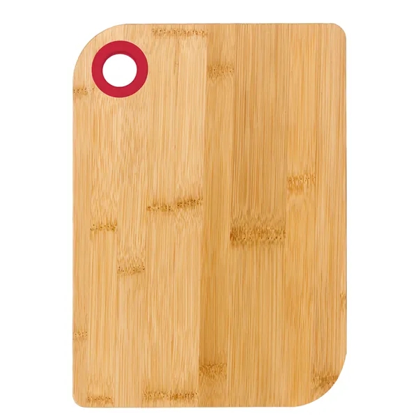 Bamboo Cutting Board with Silicone Ring... from ASI 40480 Koozie Group