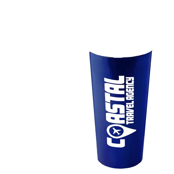 18 oz Explorer Metalike Tumbler with Slide-Lid in a Reusable Cotton... from ASI 40480 Koozie Group