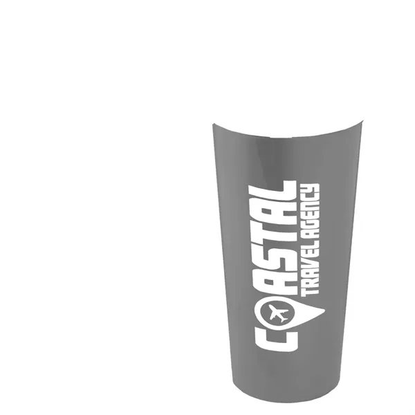 18 oz Explorer Metalike Tumbler with Slide-Lid in a Reusable Cotton... from ASI 40480 Koozie Group