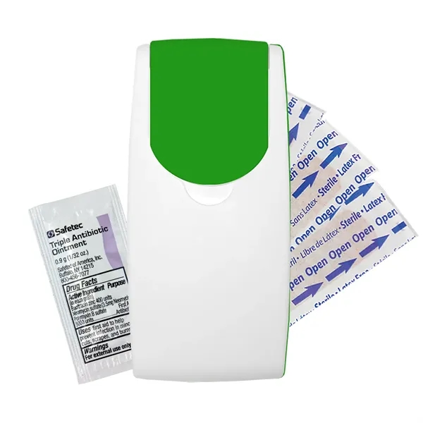 First aid kit, slim and convenient with a flip top lid,... from ASI 40480 Koozie Group